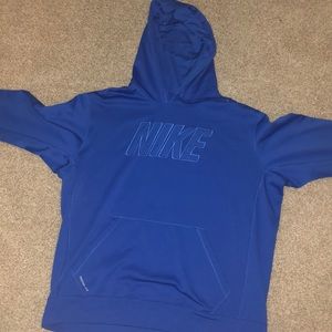 Blue Nike sweatshirt (hoodie)